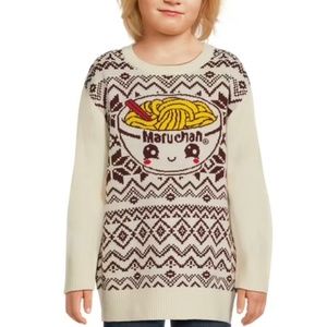 Maruchan Boys Graphic Crew Neck Sweater,